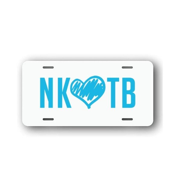 NKOTB New Kids on the Block Aluminum License Plate with design - Picture 7 of 11